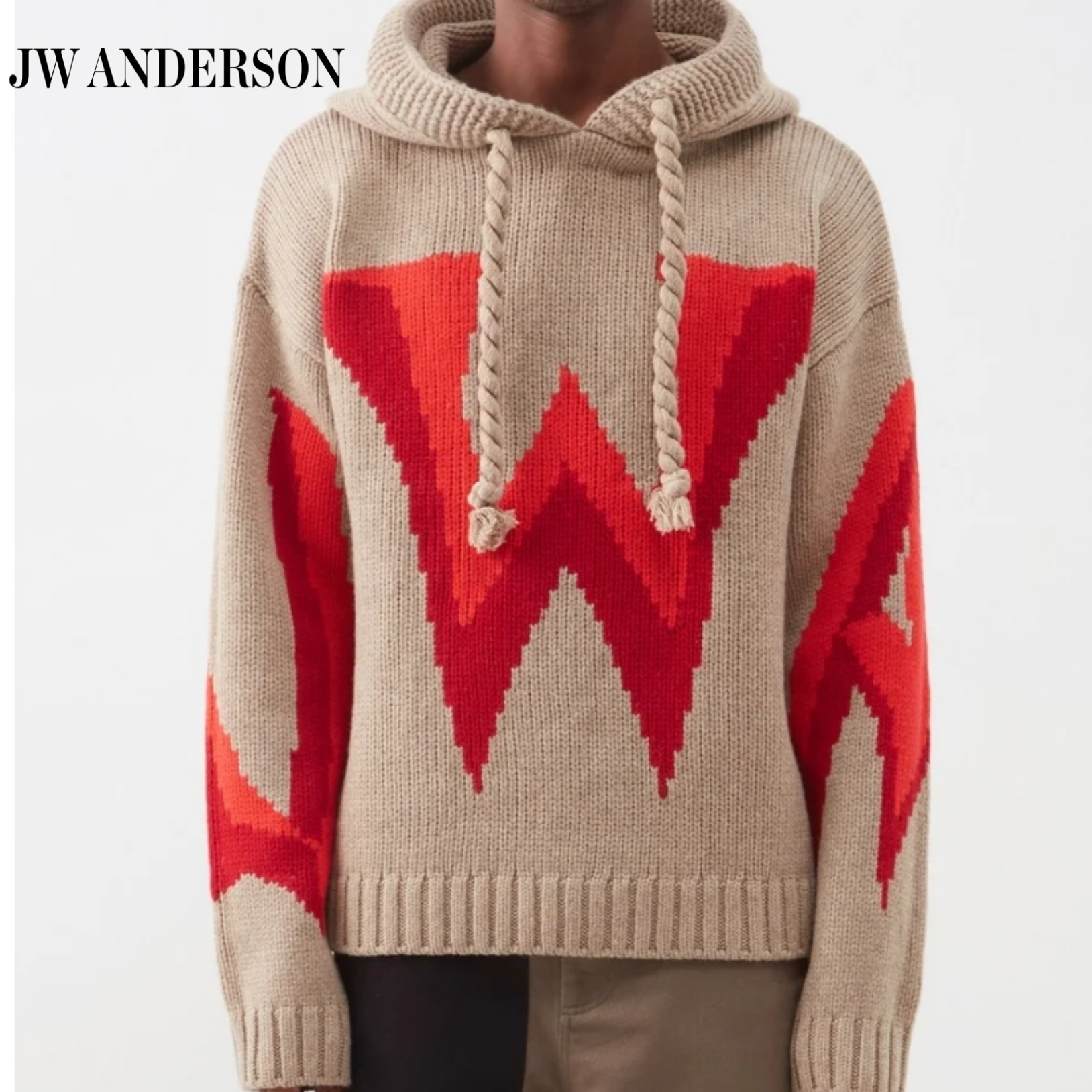 幻想的 JW Anderson オーバーサイズ モヘア ニット セーター ウール M