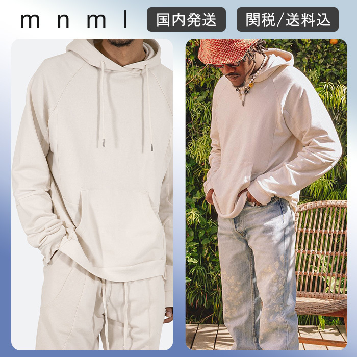 大人気！mnml ★ジオ パネル フーディ★クーポン付き