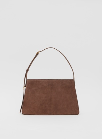 leere スエードショルダーバッグ Trapez Bag in Suede ２色