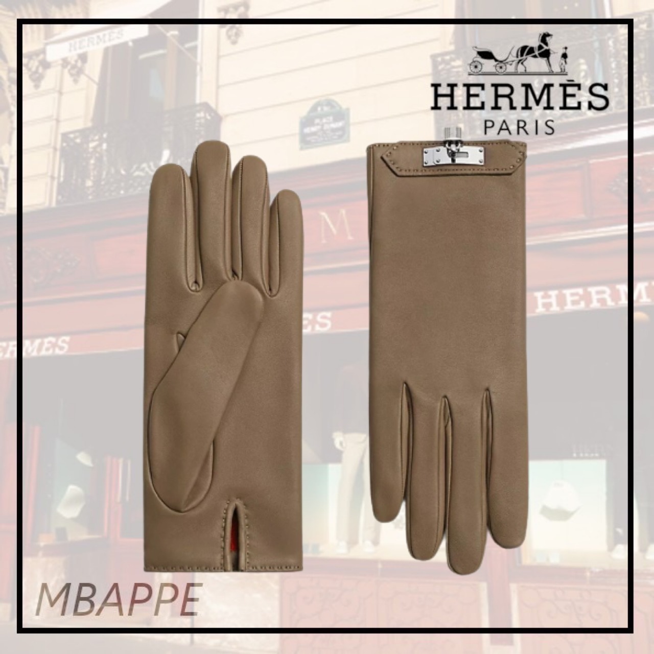 人気アイテムランキング(新品)  HERMES 使えば使うほど手に馴染む☆【 】エルメス ソヤ 手袋 小物