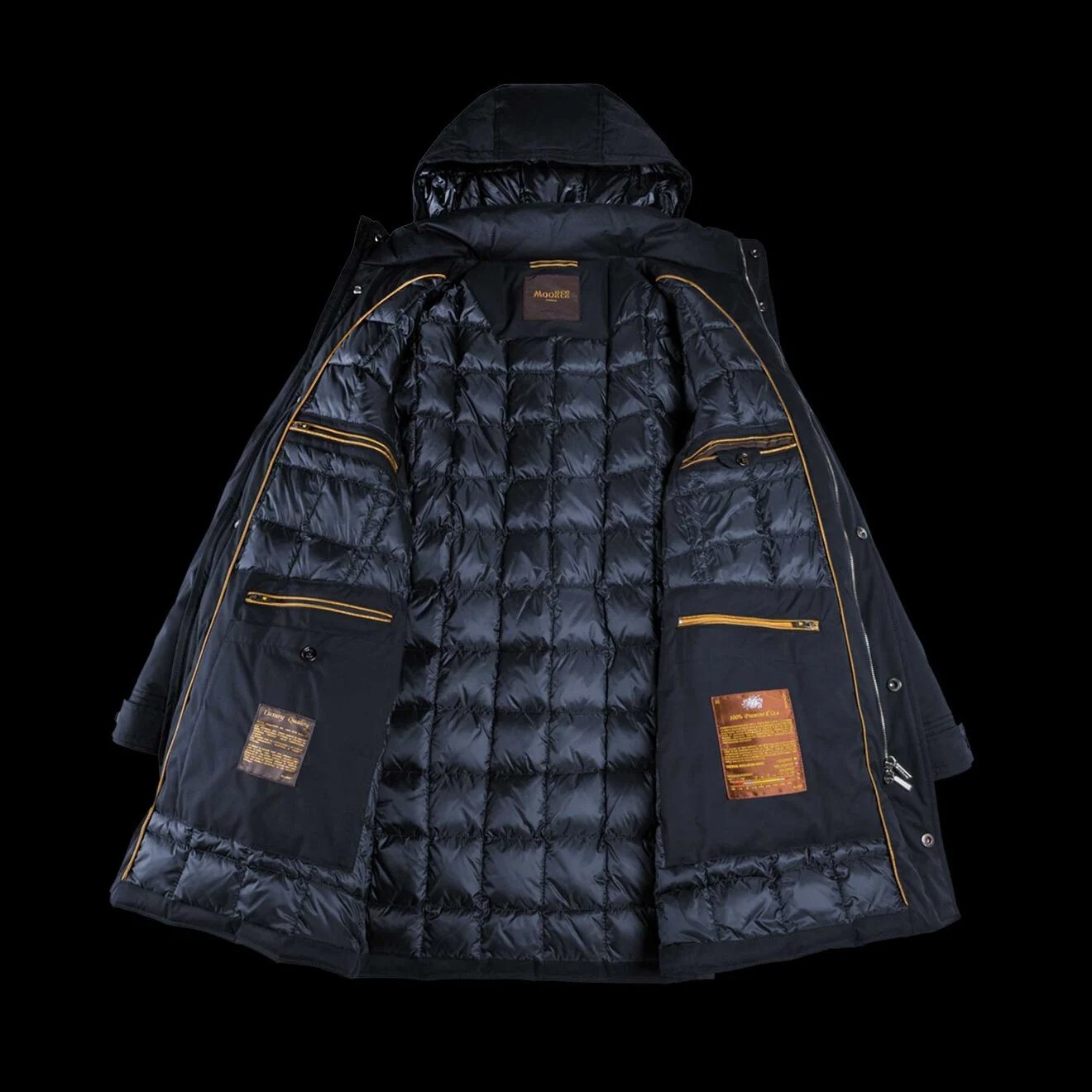 関税込*MOORER*VERMONT-ADS ジップアップ ダウンジャケット - www ...