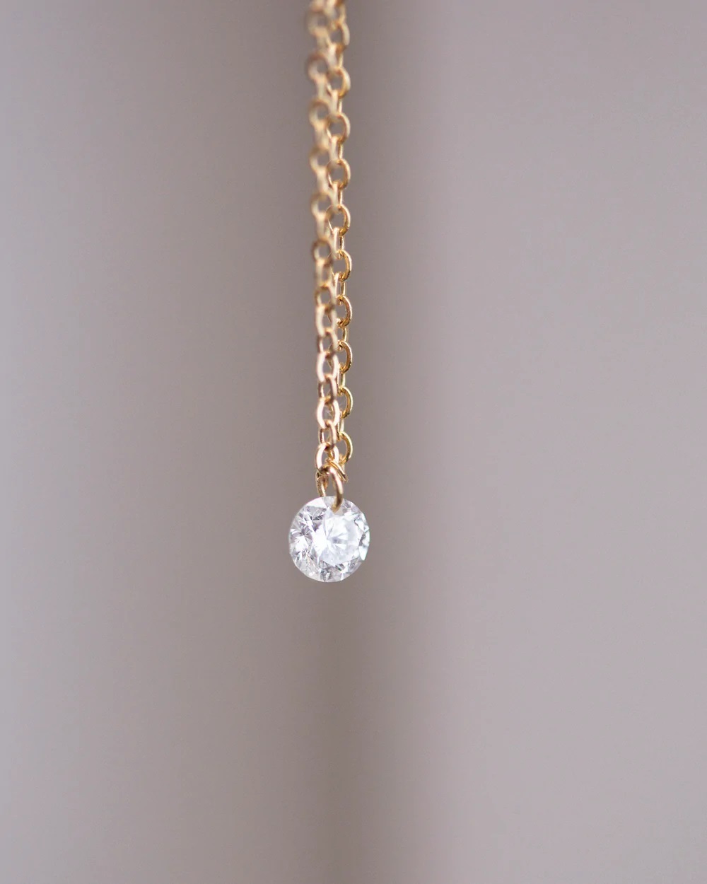 人気ブランド【E and E Project】14k Bare Diamond Chainリング Bare Diamond Necklace – E&E PROJECT