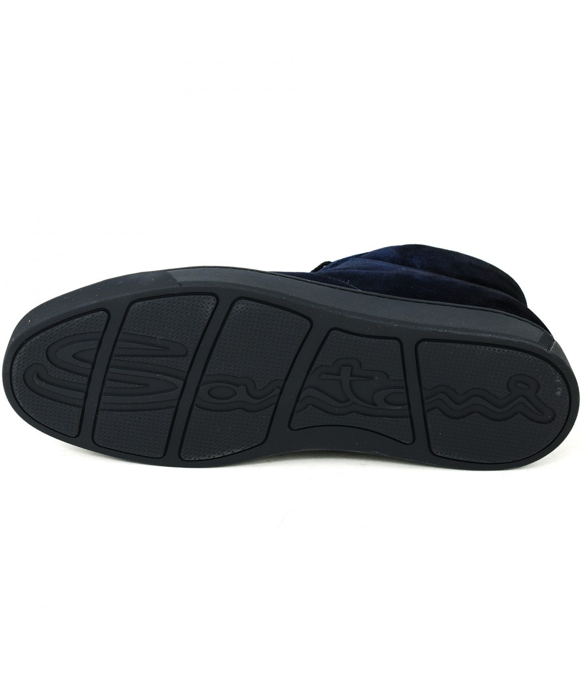 Santoni】スエード ハイカット メンズ スニーカー (SANTONI