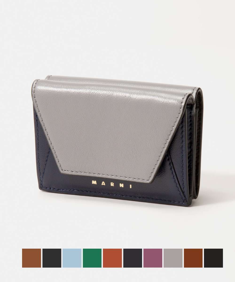 MARNI PFMO0056U1 P2644 三つ折り財布 MUSEO TRIFOLD WALLET