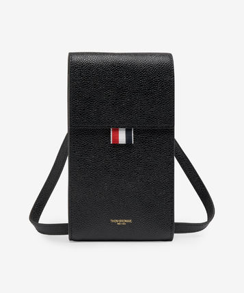 THOM BROWNE Messenger & Shoulder Bags Leather Small Shoulder Bag Logo Messenger & Shoulder Bags 2