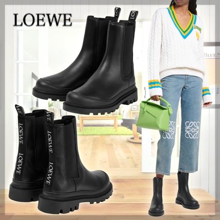 チェルシーブーツ LOEWE(ロエベ) ショートブーツ・ブーティ(レディース