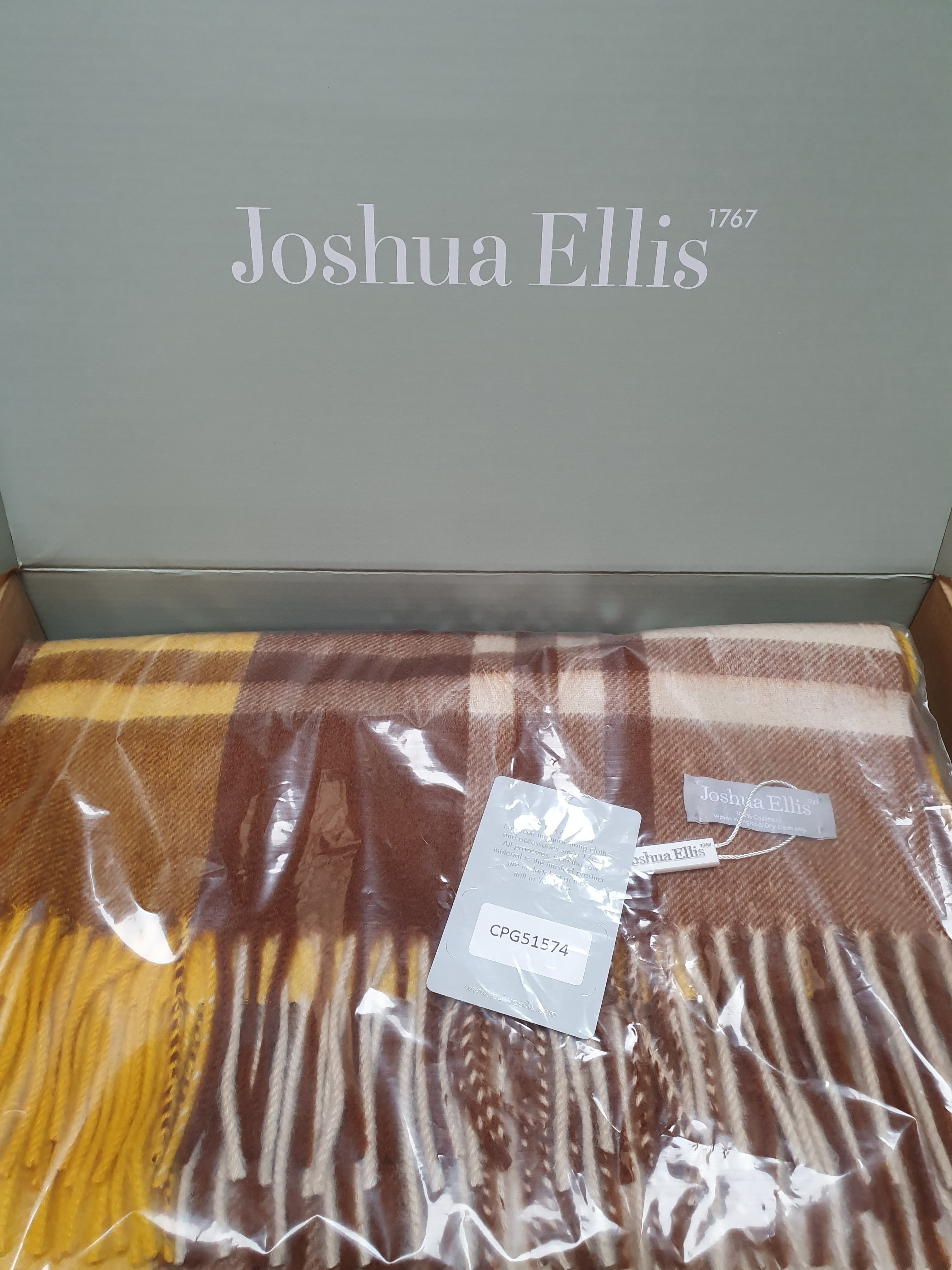 ◇ラスト1枚◇【Joshua Ellis】大判カシミアストール CPG51574 ...