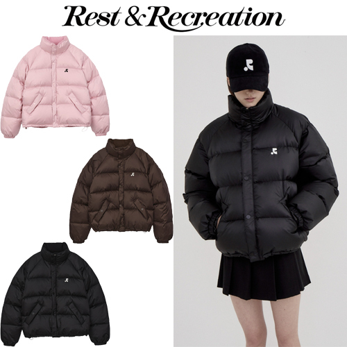 ☆韓国人気☆Rest&Recreation☆RR LOGO DOWN JACKET アウター ダウン