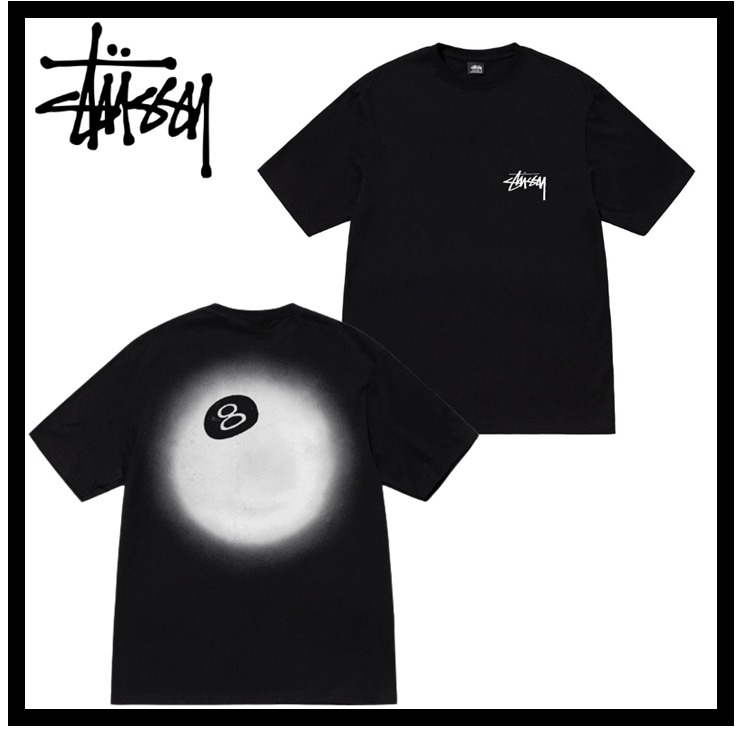 ★送料・関税込★Stussy★Stussy 8 Ball Fade T-Shirt Black★