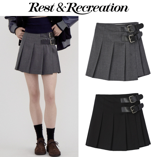 注目ブランドのギフト ☆韓国人気☆Rest&Recreation☆RR WOOL PLEATS SKIRT トップス