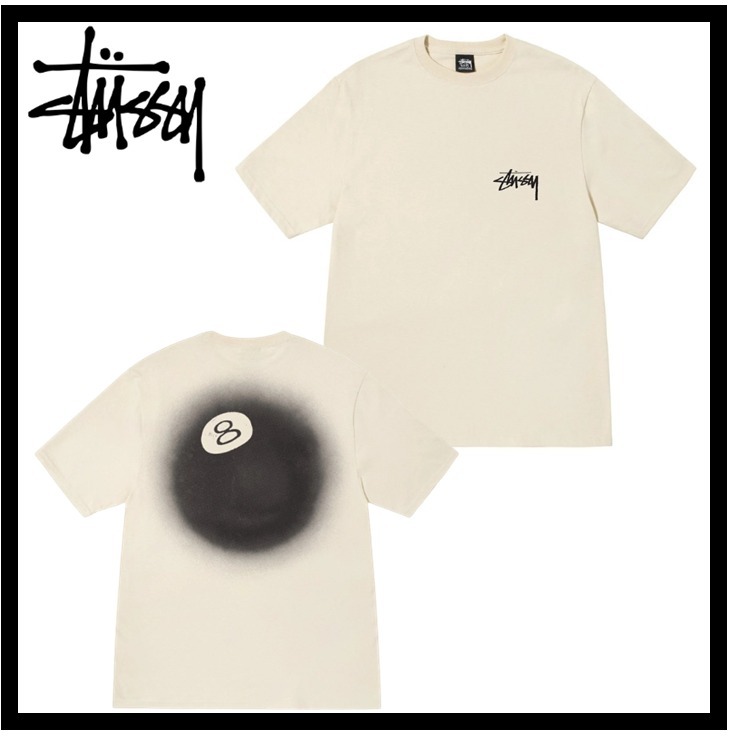 ★送料・関税込★Stussy★Stussy 8 Ball Fade T-Shirt Putty★