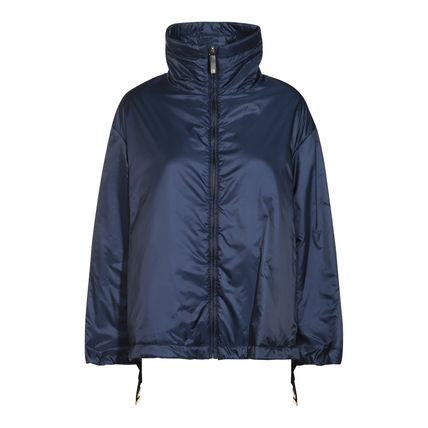 美品✨MaxMara 白タグ ストレッチ ブルゾン ジャケット ネイビー