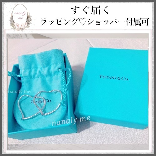 ギフトも♡オープン ハート フープ ピアス 大人気