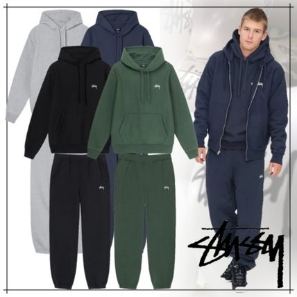 STUSSY Two-Piece Sets Unisex Street Style Co-ord Sweats Skater Style