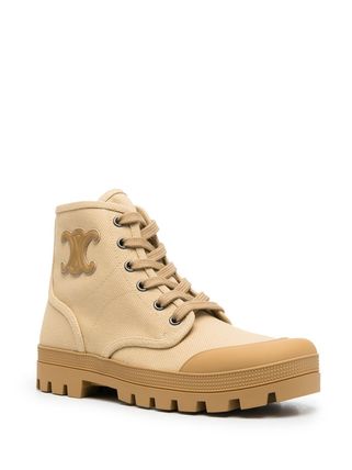 Shop CELINE Women's White Boots | BUYMA