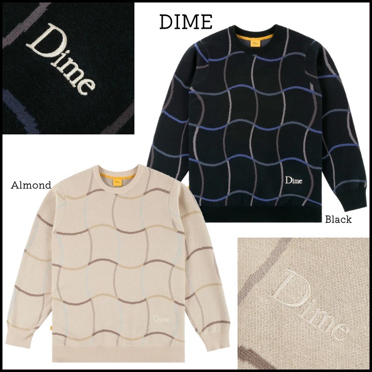 永遠の定番モデル XL Dime WAVE KNIT SWEATER ダイム ニット セーター