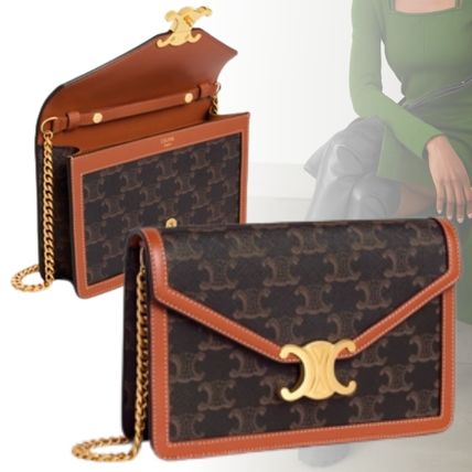 チェーンウォレット CELINE Triomphe Canvas - 海外通販のBUYMA