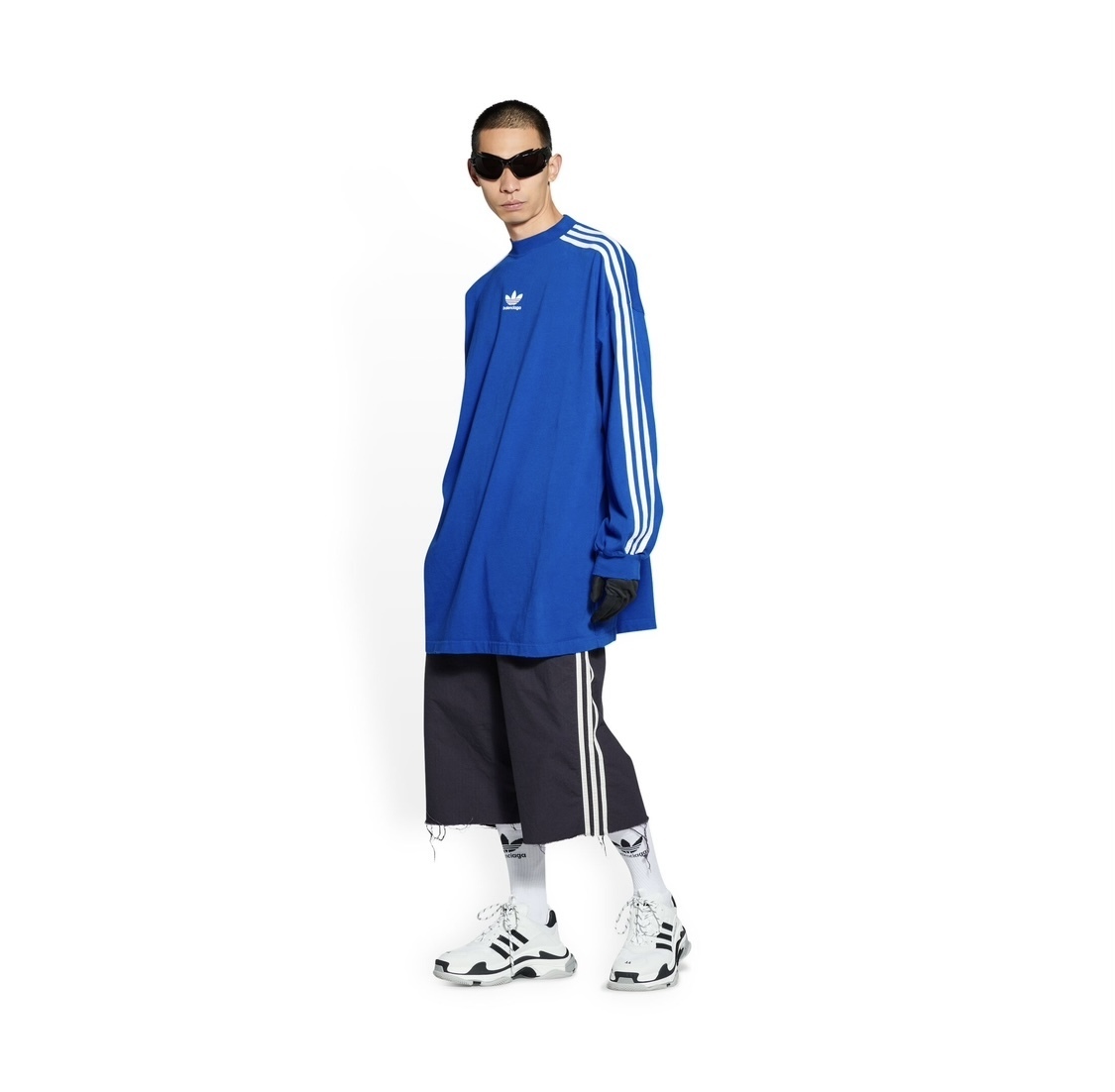 激安人気新品 BALENCIAGA ブラック / Balenciaga ADIDAS foodie 激安