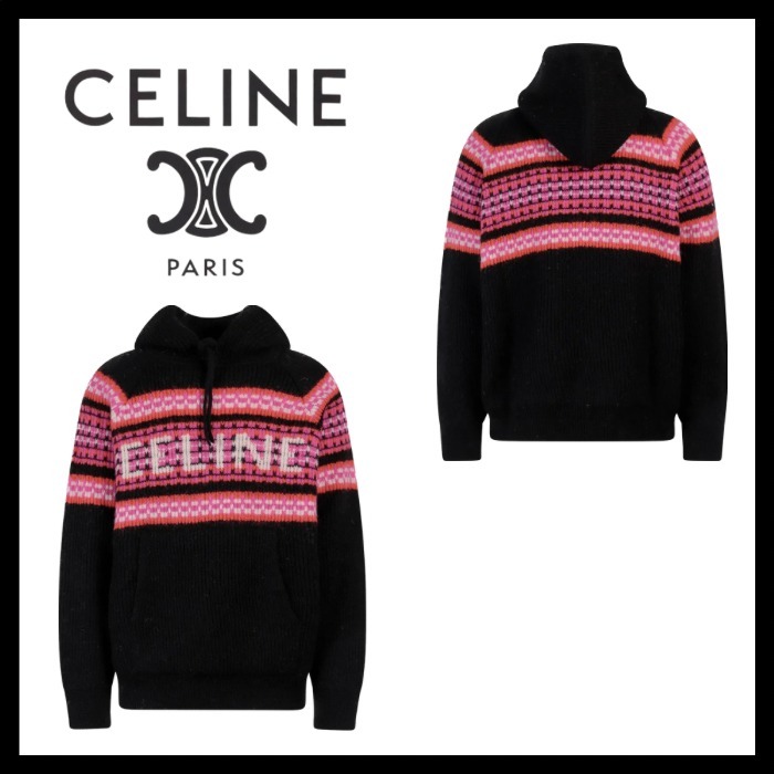 CELINE】 ニットフーディ - connectlinksp.com.br