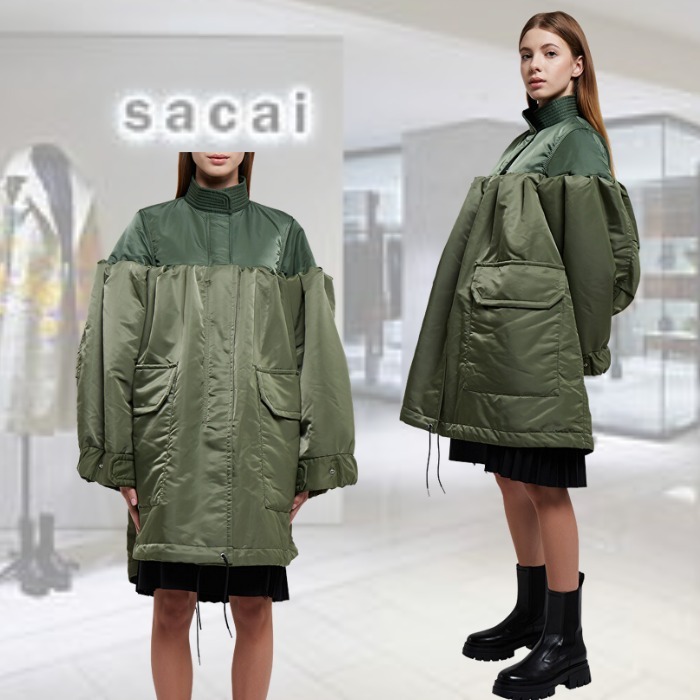 サカイ☆sacai*オーバーサイズ ジャケット カーキ コート コート