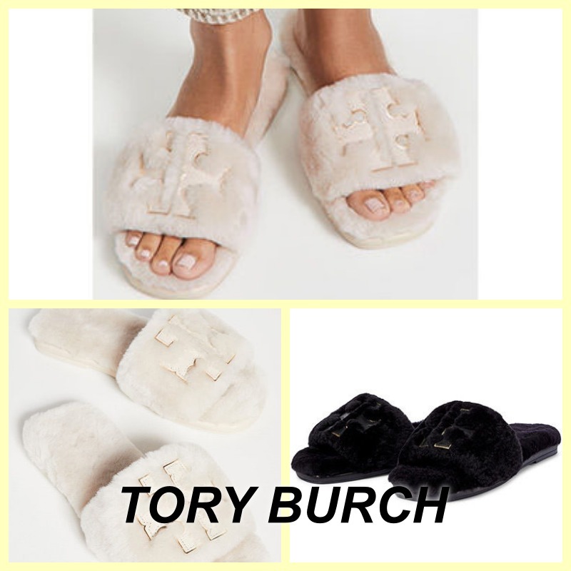 Tory Burch ムートンサンダル 新品未使用 サイズ9 箱なし-