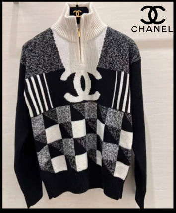 ブラック(黒)系 CHANEL(シャネル) ニット・セーター(レディース ...