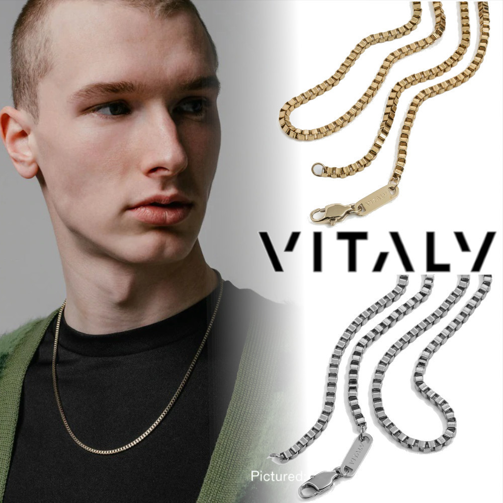日本未入荷 送関込み ★Vitaly★ Box Chain ネックレス