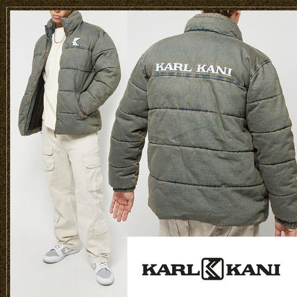 KARL KANI More Jackets OG Denim Puffer Jacket [dirty vintage blue]