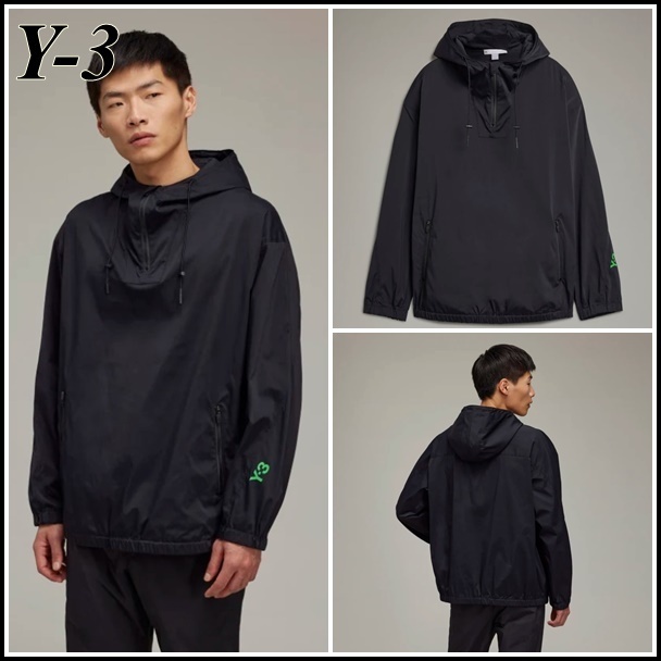 関込】Y-3 ワイスリー◇ロゴ ハーフジップ ナイロンジャケット (Y-3/ジャケットその他) 89378472【BUYMA】