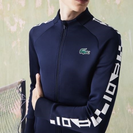 LACOSTE】ノーティカルネームテーピングトラックジャケット (LACOSTE