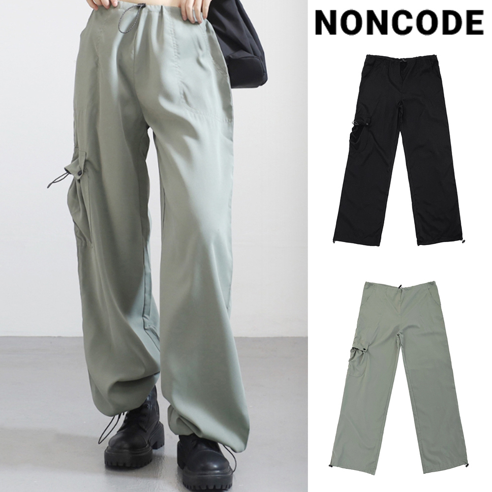 【NONCODE】(Unisex) Odin's String Wide Pants
