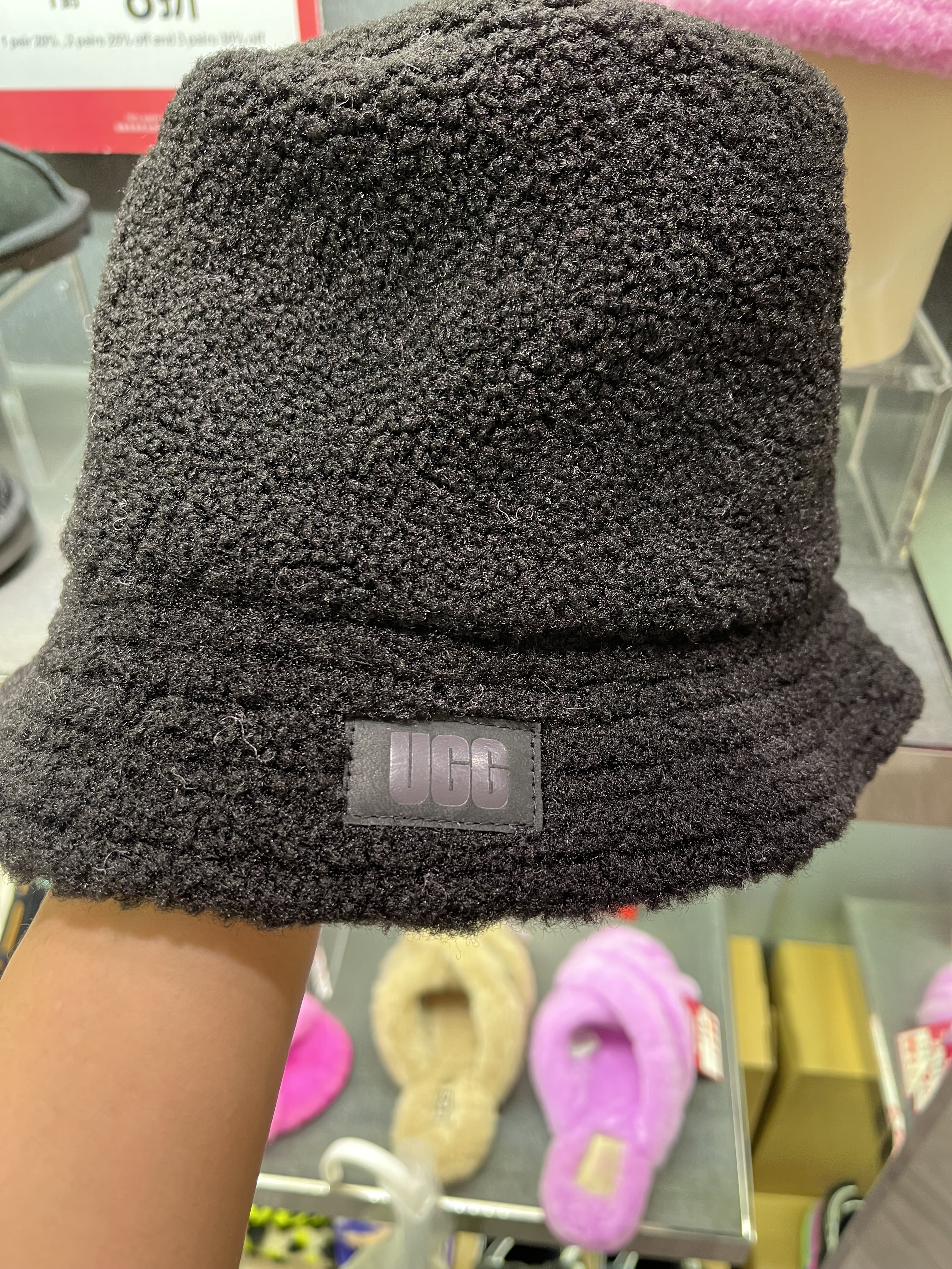 【UGG】SHERPA BUCKET HAT シェルパ バケット ハット