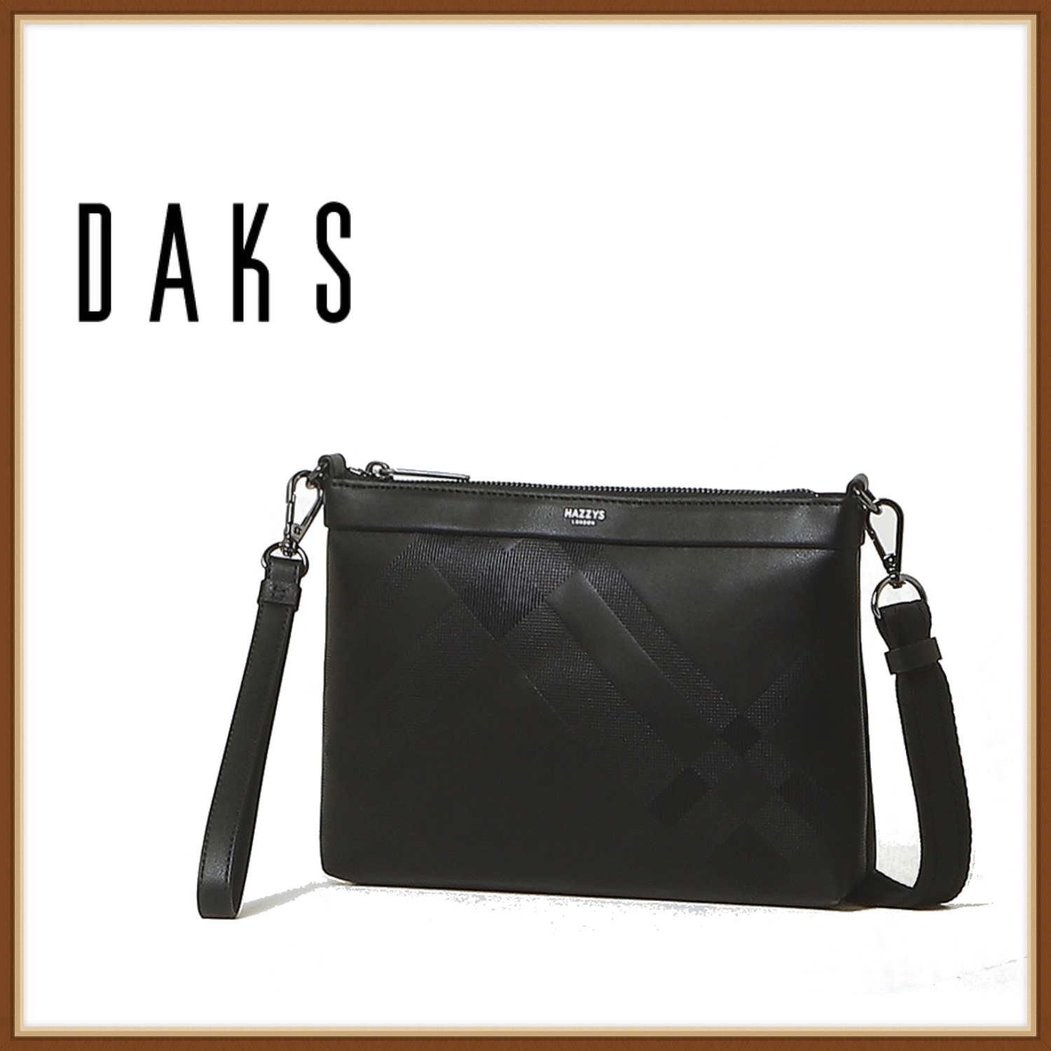 2WAY◇DAKS(ダックス)◇レザークラッチバッグクロスバッグ 目玉セール