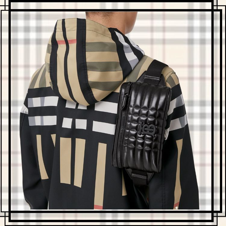 BURBERRY バーバリー テクニカルジャケット ナイロン Sサイズ ネイビー
