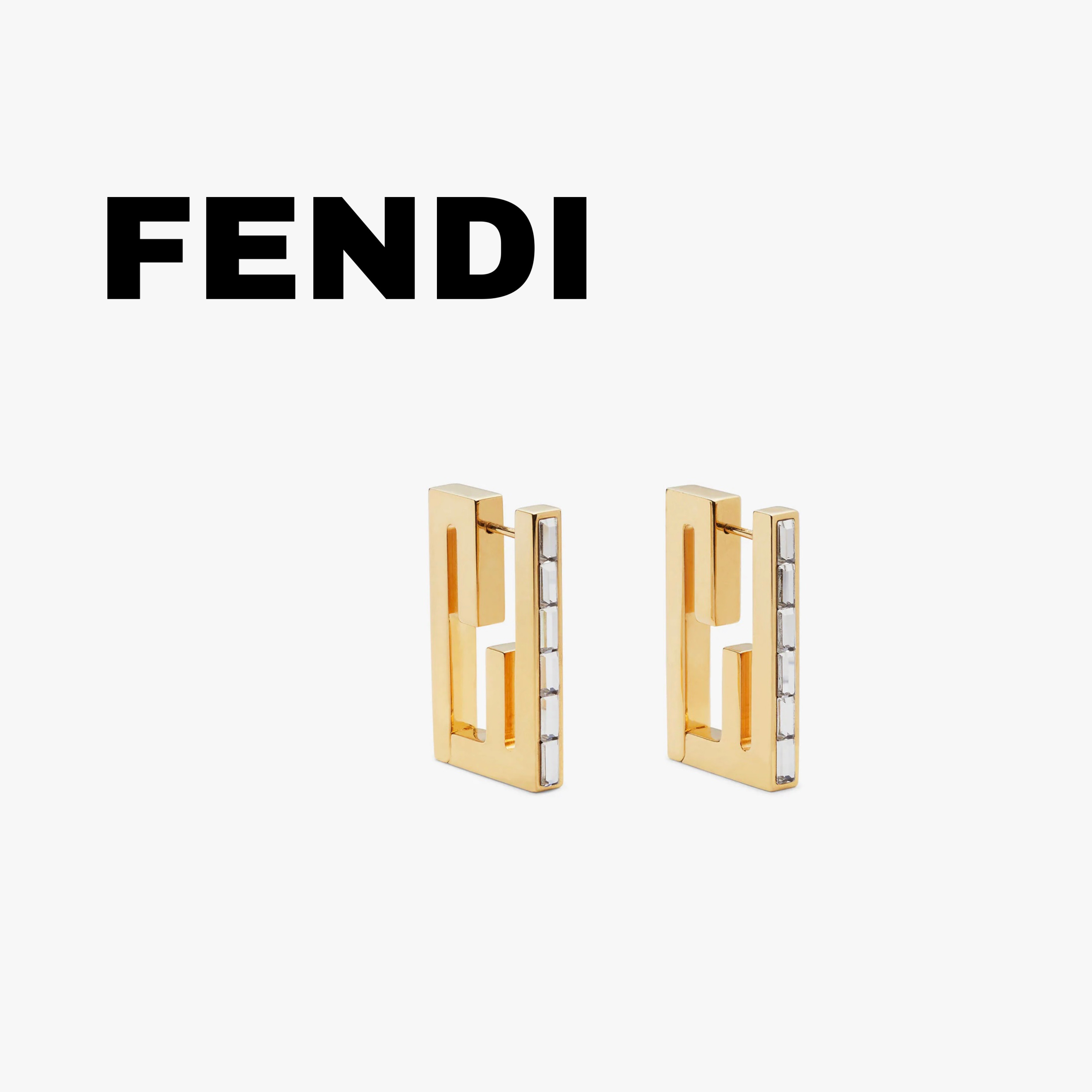 新品未使用！FENDI バゲットイヤリング