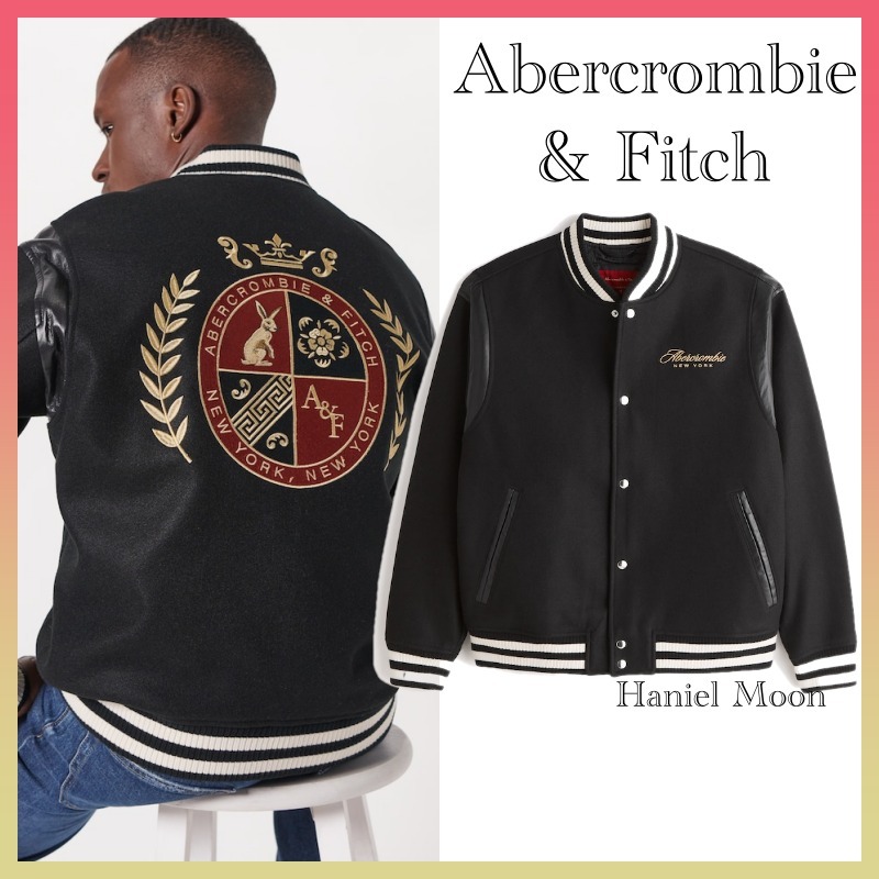 Abercrombie & Fitch*ロゴ ボンバージャケット ☆買取格安☆ - avante
