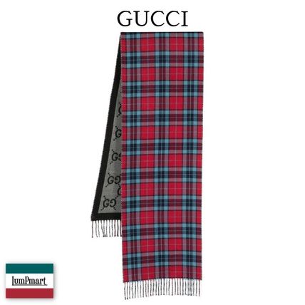 ウール GUCCI(グッチ) スカーフ(レディース) - 海外通販のBUYMA
