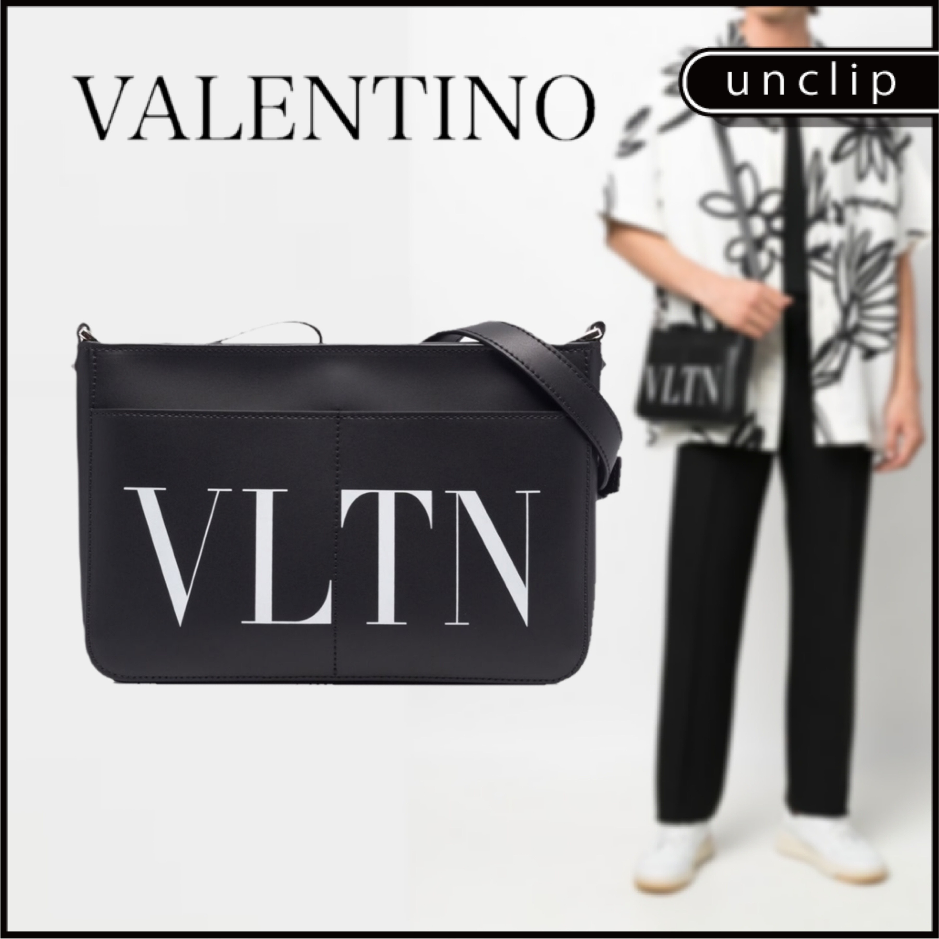VIP仕入れ 【VALENTINO】 VLTN ロゴ ショルダーバッグ バッグ・カバン