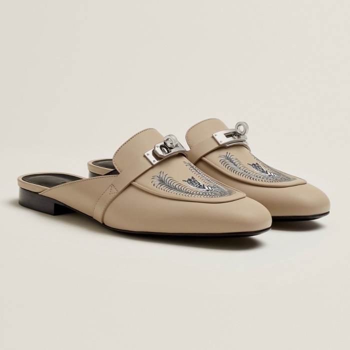 日本未入荷【HERMES】直営 Oz ミュール 《オズ》 ケリーバックル