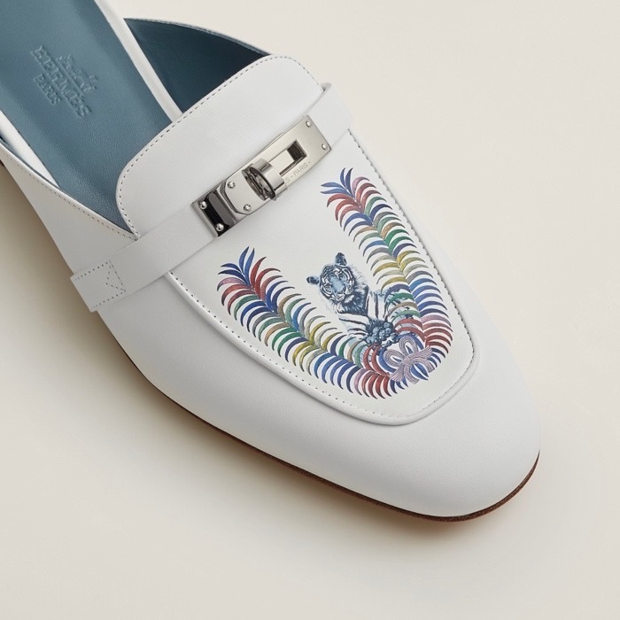 日本未入荷【HERMES】直営 Oz ミュール 《オズ》 ケリーバックル