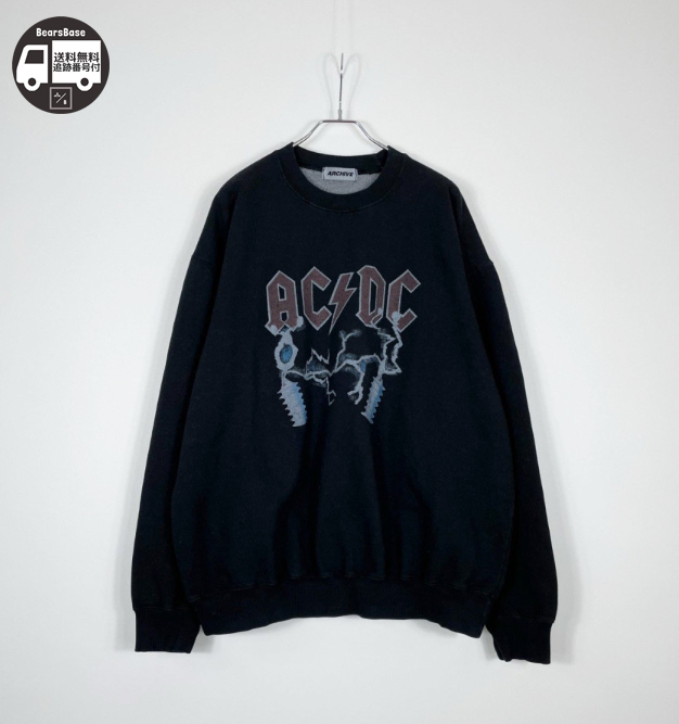 IONSEOUL ACDC Spark printing sweatshirt 裏起毛 BBP5021