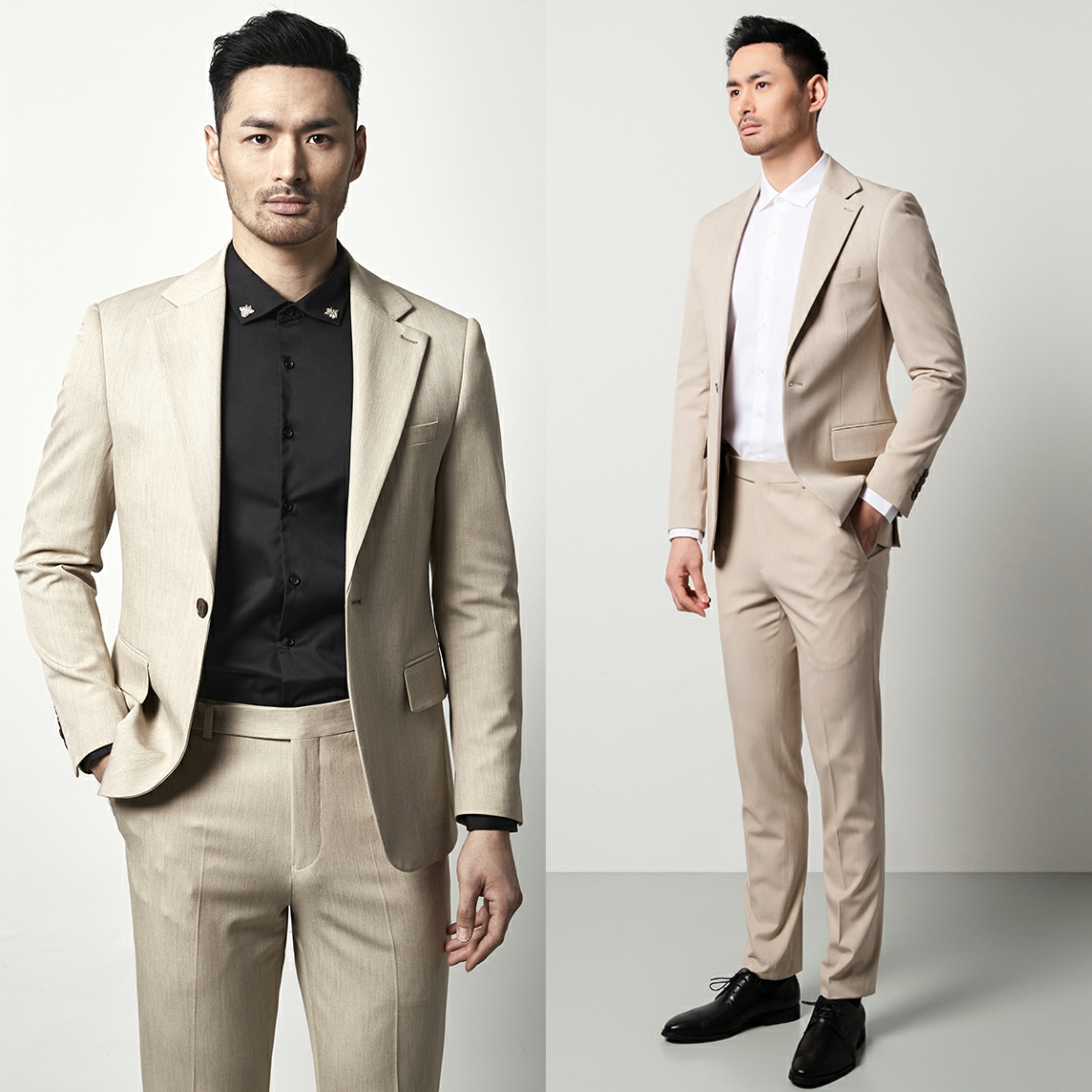 シングルボタンジャケット＆パンツ スーツ タキシード
