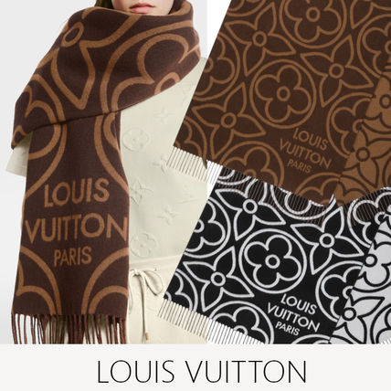 大判 Louis Vuitton x マフラー・ストール(レディース) スカーフ ...