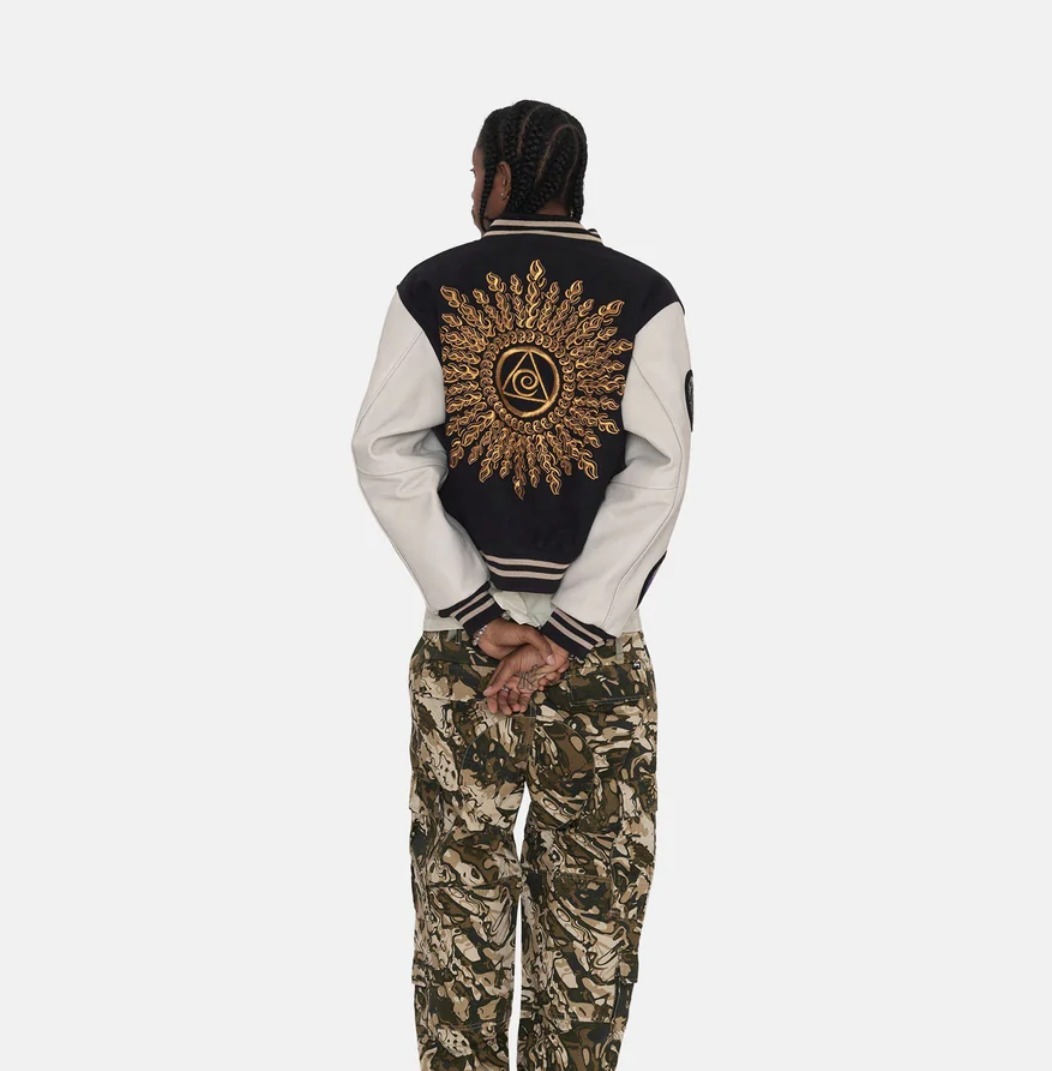 送料・関税込☆Stussy☆x Dries Van Noten Varsity Jacket Black