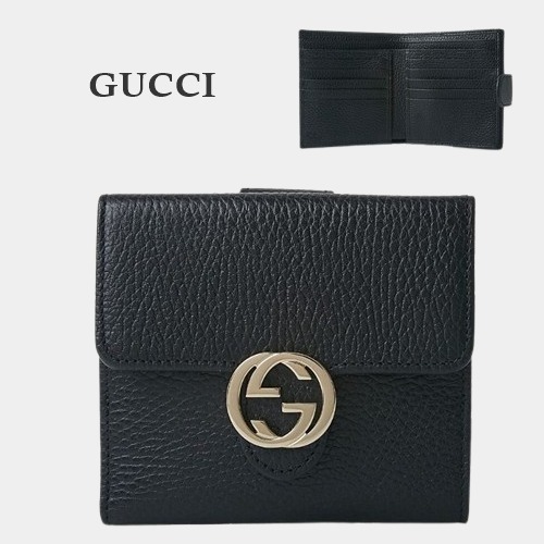 ☆GUCCI☆ インターロッキング 二つ折り財布 正規品