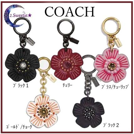 Shop Coach Flower Patterns Leather Card Holders by 2.sweetie☆