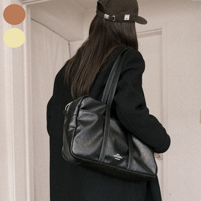 日本未入荷☆LEATHER BOSTON BAG - 3color/NEUE