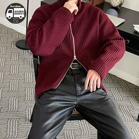 パーカー・フーディ IONSEOUL Gradation Knit Zip-Up BBZ178