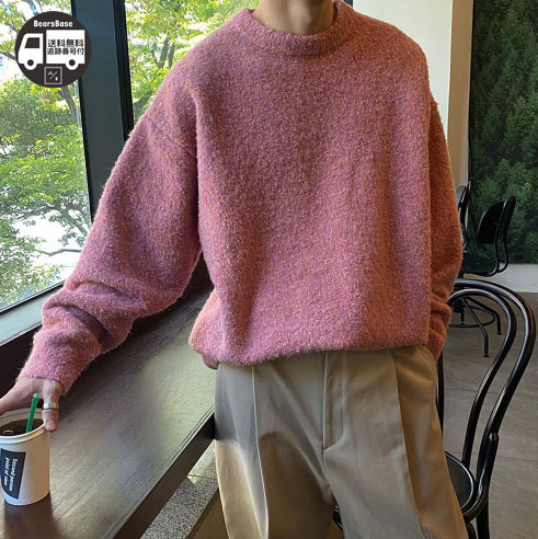 ニット・セーター IONSEOUL Mix Bookle Wool Knit BBZ183