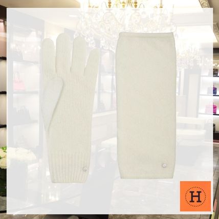 HERMES More Gloves Cashmere Silk Gloves Gloves